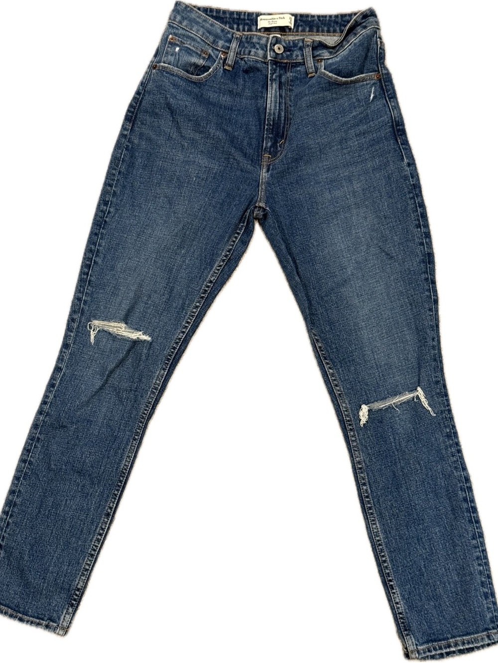 Abercrombie & Fitch The Skinny High-Rise Jeans - Blue